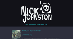 Desktop Screenshot of nickjohnstonmusic.com